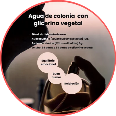 Agua de colonia vegetal