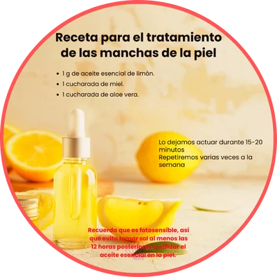 Receta tratamiento manchas de piel